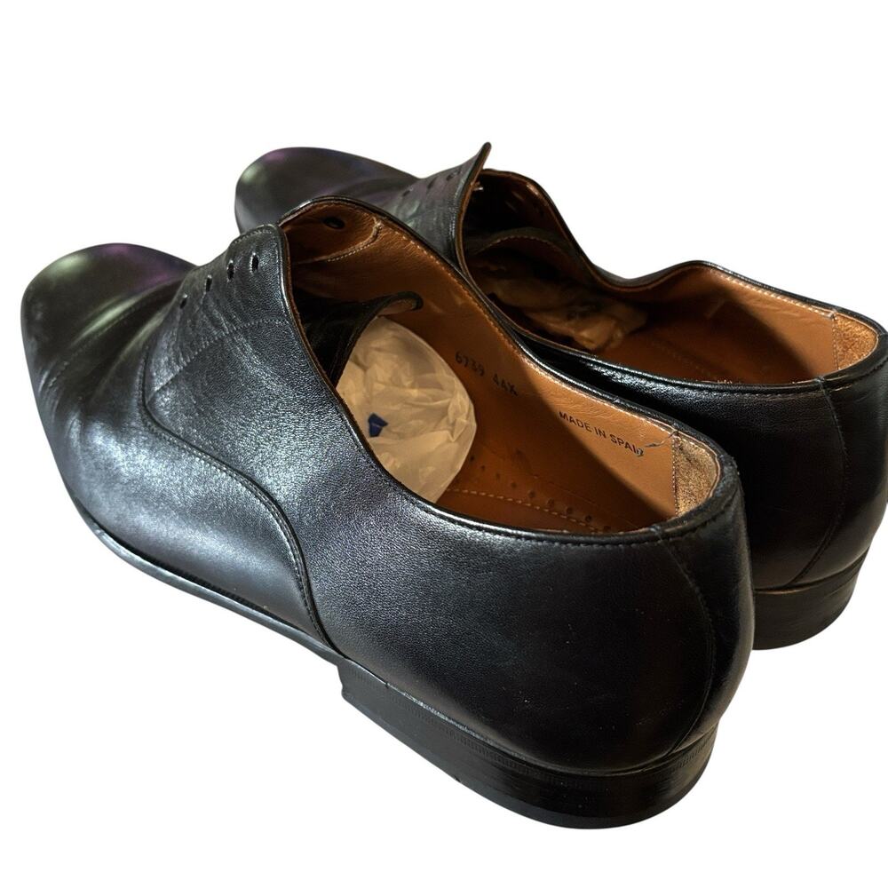 Magnanni Oxford Black Leather Men's Dress Shoes US 11 M - Picture 8 of 8